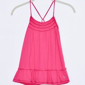 GAP Tank Top with Ruffled Bottom and Spaghetti Straps - Large